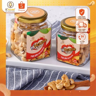 Hạt Điều Mật Ong K'House [Hũ 120g] - HÀNG LOẠI 1 hạt cao cấp, thơm ngon, vị mật ong truyền thống, giàu dinh dưỡng.