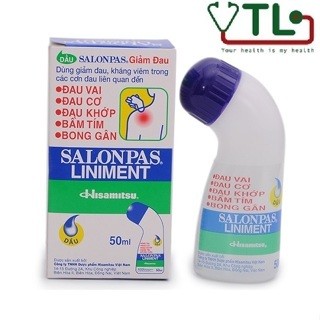Dầu bôi lăn Salonpas Liniment chai 50ml