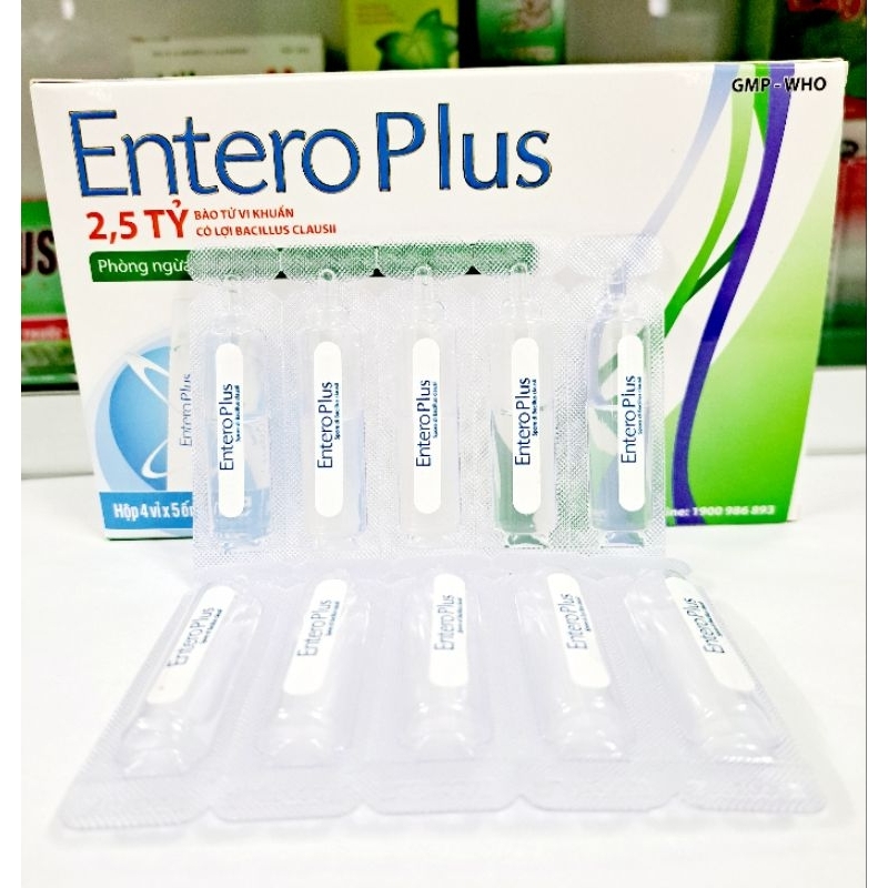 Men Vì Sinh Entero Plus dạng dung dịch_hộp 20 ống