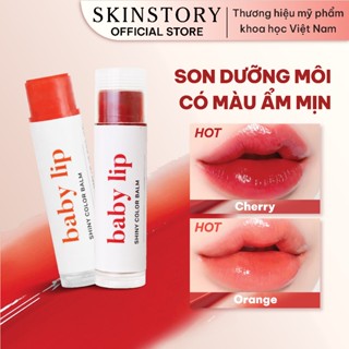 Son dưỡng môi có màu Shiny Balm bền màu, dưỡng môi căng bóng 5,5gr, giảm thâm, hồng môi