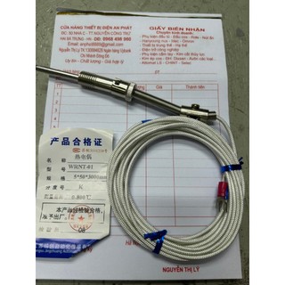 Đầu dò cảm biến nhiệt độ k wrnt-01 đầu cài dây ren12-2m-3m-5m