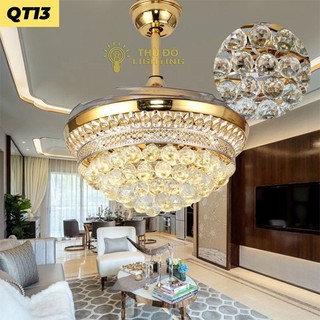 Quạt Trần Đèn 4 Cánh 6028 Trang Trí Phòng Khách, Phòng Ngủ- Led 3 Chế Độ, Bảo Hành  24 Tháng