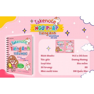 Sách - Take Note Tiếng Anh Tiểu Học - Megabook [bookmall-724]