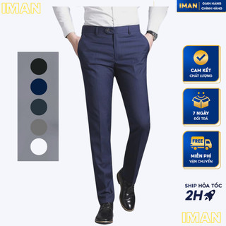 Quần Tây Nam Hàn Quốc Cao Cấp, Quần Âu Nam Công Sở  Tôn Dáng, Bền Đẹp, Không Nhăn Xù iMan Store