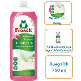 Dung dịch sát khuẩn vệ sinh đa năng hữu cơ Frosch hương lựu đỏ 750ml - nhập khẩu Đức