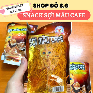 Snack sợi mèo cà phê thơm ngon bánh hoá đô sg