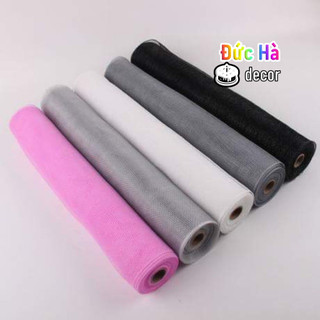 Cuộn Lưới Thô Lưới Cứng Bó Hoa Trang Trí Giỏ Quà, Hoa Đẹp Bản 50 cm