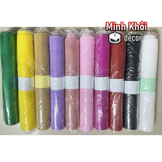 COMBO 10 Cuộn LƯỚI THÔ,lưới cứng gói hoa,trang trí ,decor