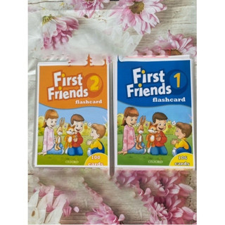 Flashcard - First Friends 1 (khổ A5, in 2 mặt, ép plastic)