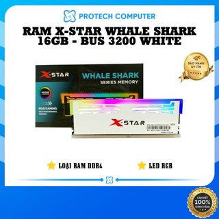 RAM X-STAR WHALE SHARK 16GB Bus 3200 NEW (Trắng) Bảo Hành 36 tháng