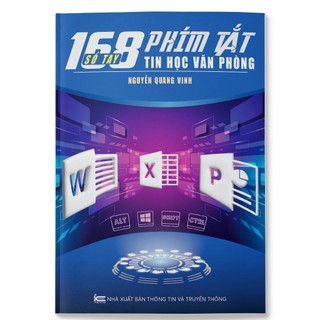 Sách 168 Phím Tắt Tin Học Văn Phòng ĐÀO TẠO TIN HỌC - Nguyễn Quang Vinh - QT