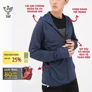 Áo chống nắng nam vải kim cương thoáng mát thấm hút mồ hôi chống tia uv AK01