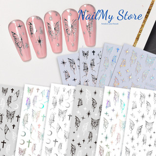 Sticker dán móng, sticker nail, miếng dán móng tay 3D nail sticker