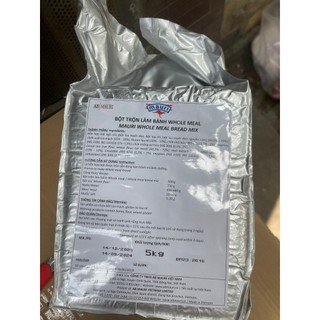 Bột Nguyên cám Whole Meal Mauri túi 1kg chia lẻ từ bao 5kg