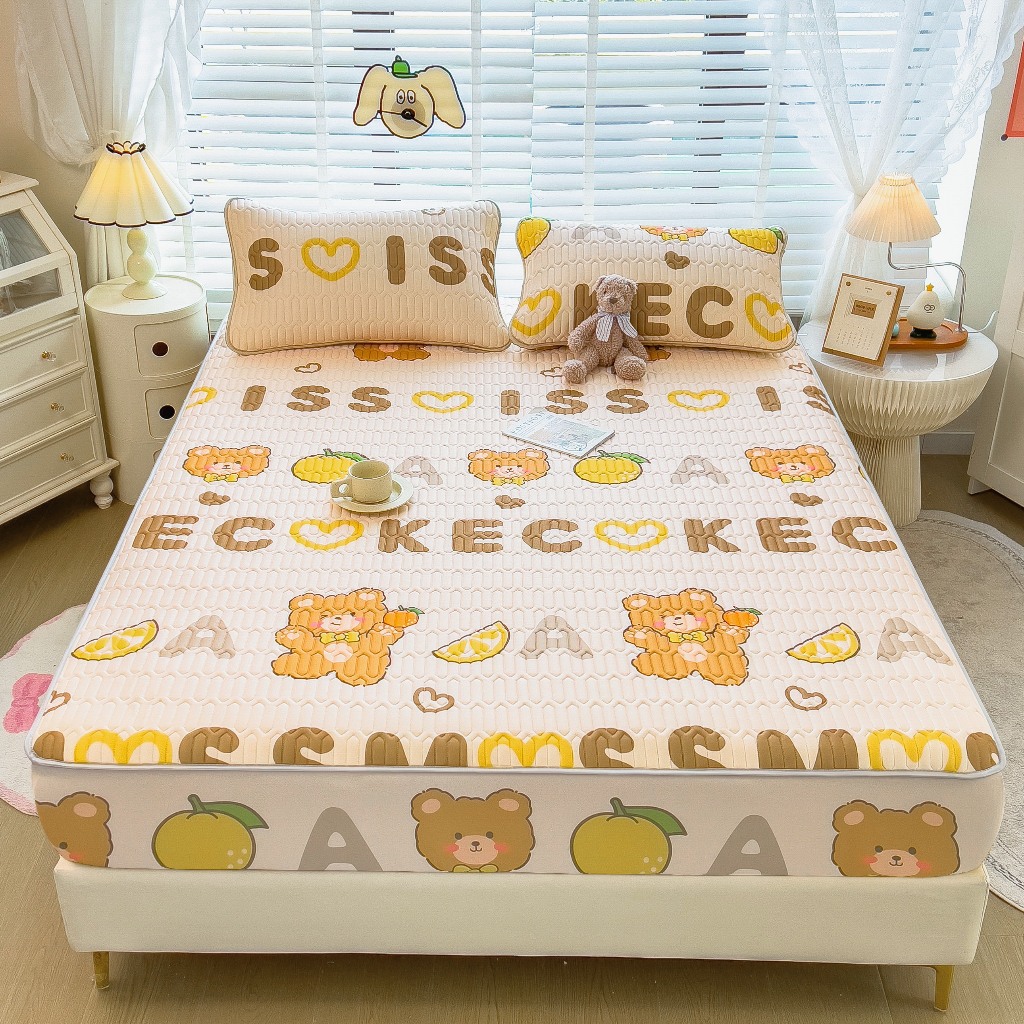 Chiếu điều hòa cao su non bo chun Latex cao cấp, chiếu bo chun mềm mịn thoáng khí thấm hút mồ hôi