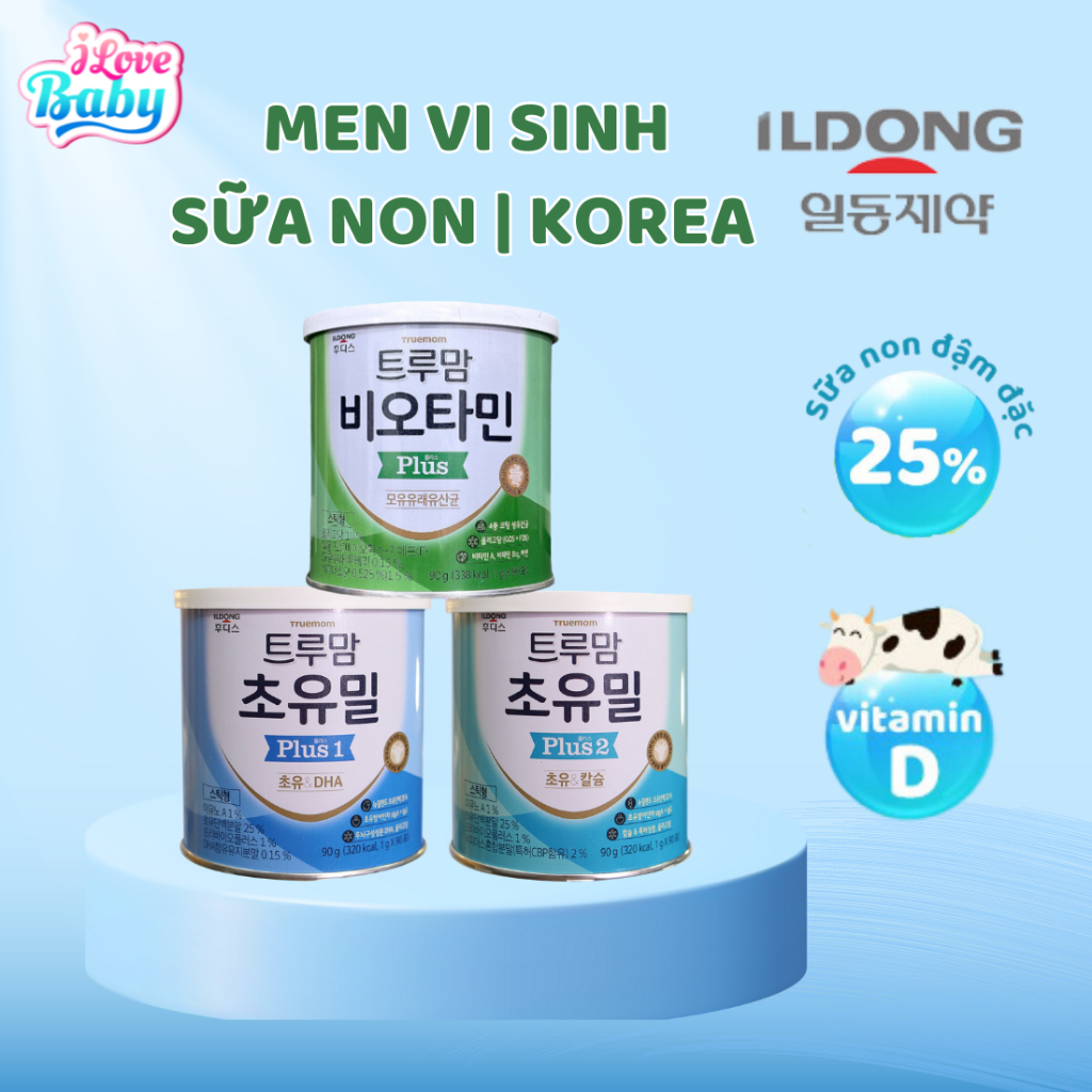 Sữa Non ILDONG Plus Số 1, Số 2 (Date 2025)