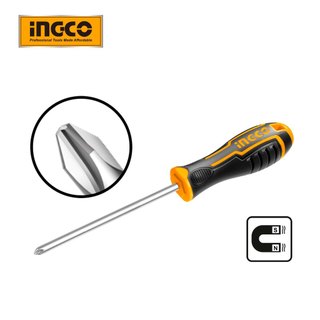 Tua vít bake dài 150mm | 200mm INGCO HSDSPH3150 | HSDSPH3200 đầu nhọn 4 cạnh thép Cr-V đầu PH3 có nam châm