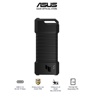  Ổ cứng di động SSD Asus TUF Gaming AS1000 - SSD 1TB Tốc độ truyền tệp lên tới 10 Gbps Làm mát vượt trội và độ bền cao 