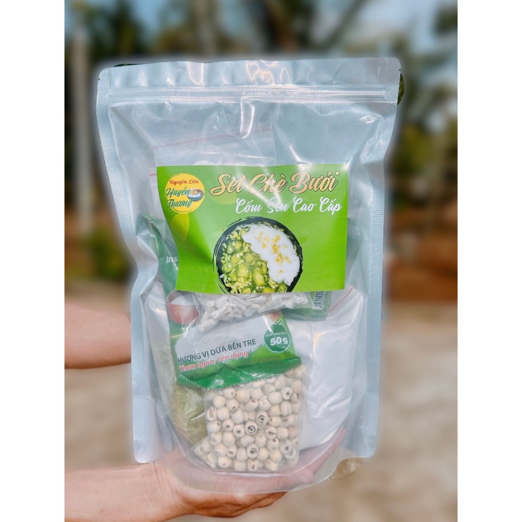 SÉT CHÈ BƯỞI CỐM HẠT SEN