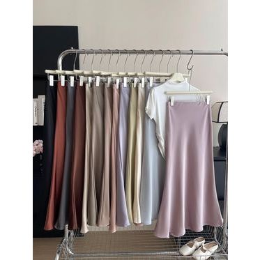 CHÂN VÁY LỤA ĐUÔI CÁ HÀNG ORDER