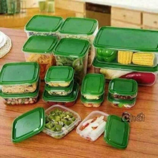 Set 17 hộp nhựa tủ lạnh cao cấp bảo quản đồ ăn-Hộp đựng thực phẩm an toàn