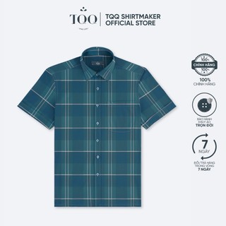 Áo sơ mi công sở nam TQQ ngắn tay K582CB dáng áo Slimfit sang trọng hiện đại