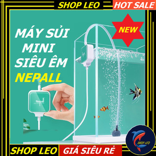 Máy sủi oxy mini siêu êm Nepall - Sục khí oxy siêu êm phù hợp để phòng ngủ - sủi Nepall cho bể cá cảnh- hồ thủy sinh