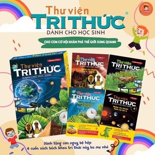 Sách: Thư Viện Tri Thức Dành Cho Học Sinh ( Hộp 4 Cuốn)