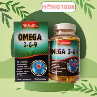 Viên uống Viên Dầu Cá Omega 369 Pharmekal 100 viên