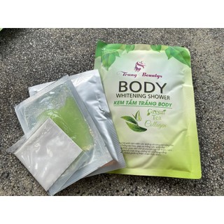 Tắm Trắng Trà Xanh cho body Siêu Trắng