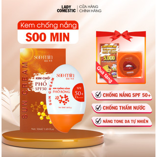 Kem chống nắng WON MIIN kiềm dầu chống thấm nước chính hãng Hàn Quốc phù hợp mọi loại da