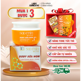 Kem body WON MIIN dưỡng trắng da chính hãng Hàn Quốc 250gr