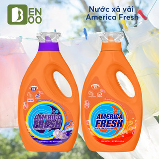 Nước giặt America Fresh Chai 2L, 3L  ngăn quần áo phai màu, hương thơm tươi mát dài lâu Nhập khẩu USA