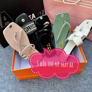 Combo 3 đôi 100k dép kiểu nữ thời trang