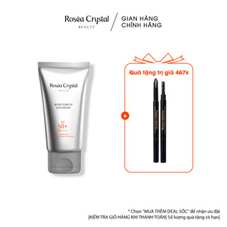 Kem chống nắng ROSEA CRYSTAL nâng tone, dưỡng ẩm SPF50+ PA++++ Tone Up Sun Cream 50g