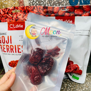 Set lẻ táo đỏ, kỉ tử hữu cơ c'lavie cho bé ăn dặm