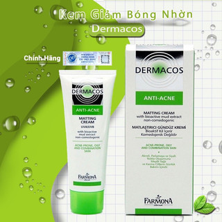 CHÍNH HÃNG - Farmona Dermacos Anti Acne Matting Cream Kem giảm bóng nhờn ngừa mụn chứa bùn hoạt tính