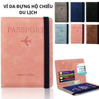 Ví da PU cao cấp cầm tay đựng hộ chiếu du lịch đa năng