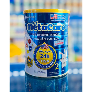 [Combo 2 Lon] Sữa Bột Nutricare Metacare 2+ (850g)