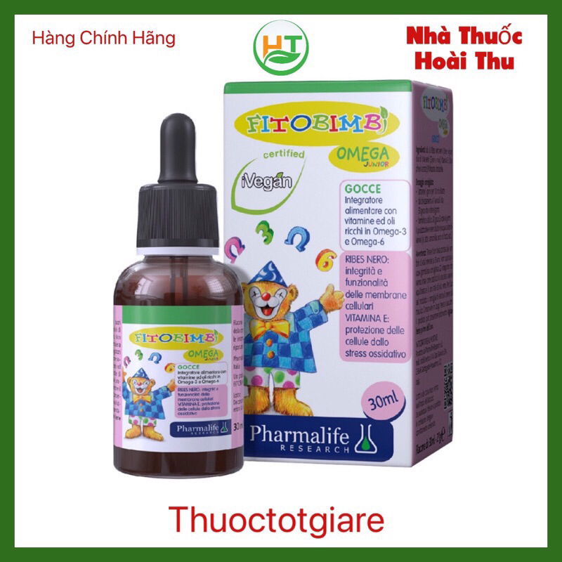 [Quà Tặng] FitoBimBi Omega Junior - Giúp bé thông minh,sáng mắt ( Ý )