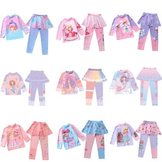 BST bộ bơi bé gái Malwee 2 mảnh quần váy dài công chúa dễ thương cho bé từ 2-8 tuổi B132