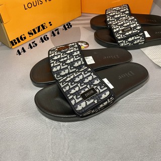 [BIG SIZE 44-50] Dép Quai Ngang Size Lớn Big Size Luxury Di.or Quai Dán Giày Dép Lê Size Lớn Ngoại Cỡ 44 45 46 47 48 49
