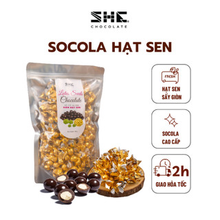 Socola hạt sen sấy giòn 90g - 500g she chocolate