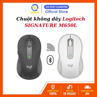 Chuột không dây Logitech M650 / M650L - 2 kết nối (wifi & bluetooth) silent - Chính hãng BH 12 tháng
