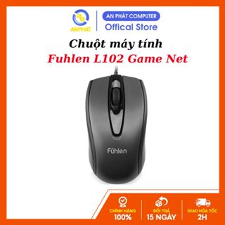  Chuột máy tính Fuhlen L102 Đen   Chính Hãng - Bảo hành 24 tháng 