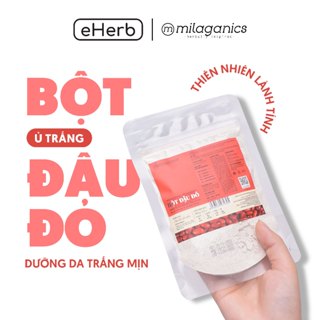Bột đậu đỏ tắm trắng nguyên chất đắp mặt nạ mờ thâm, tẩy tế bào chết MILAGANICS 100gr (túi zip)