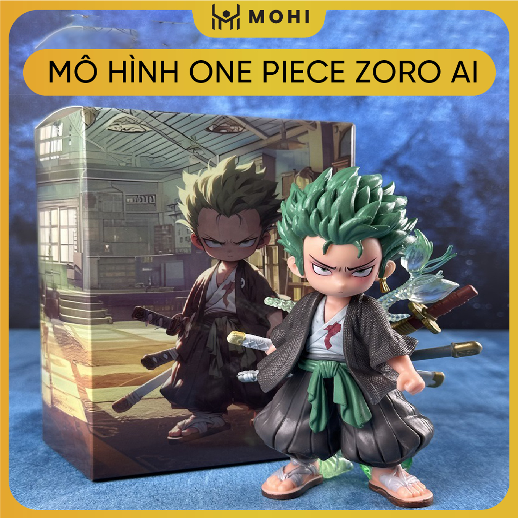 Mô hình Zoro AI. Mô hình One Piece, figure One Piece