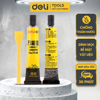  Keo Siêu Dính Đa Năng Deli - 7ml/ 20ml - Có Thể Dán Trên Mọi Bề Mặt - Phù Hợp Sửa Chữa, Ghép Nối