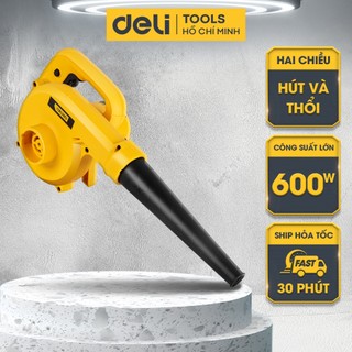 Máy Thổi Bụi Thổi Lá Công Suất Lớn Chính Hãng DELI - 2 Chiều Thổi Và Hút Đa Dụng