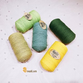 Sợi simply Craft yarn VN móc túi xách, túi tote, mũ nón lên dáng cứng cáp, chắc chắn, tự nhiên (Đủ bảng màu 01-36)